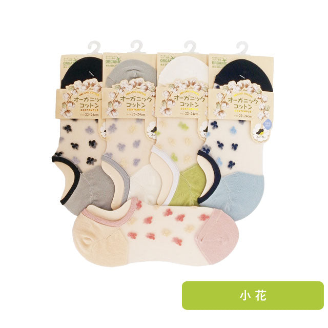 レディースシースルースニーカーソックス 3足セット 色おまかせ