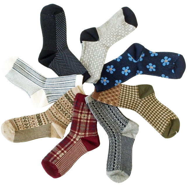 レディース メリノウール 色おまかせ 3足セット